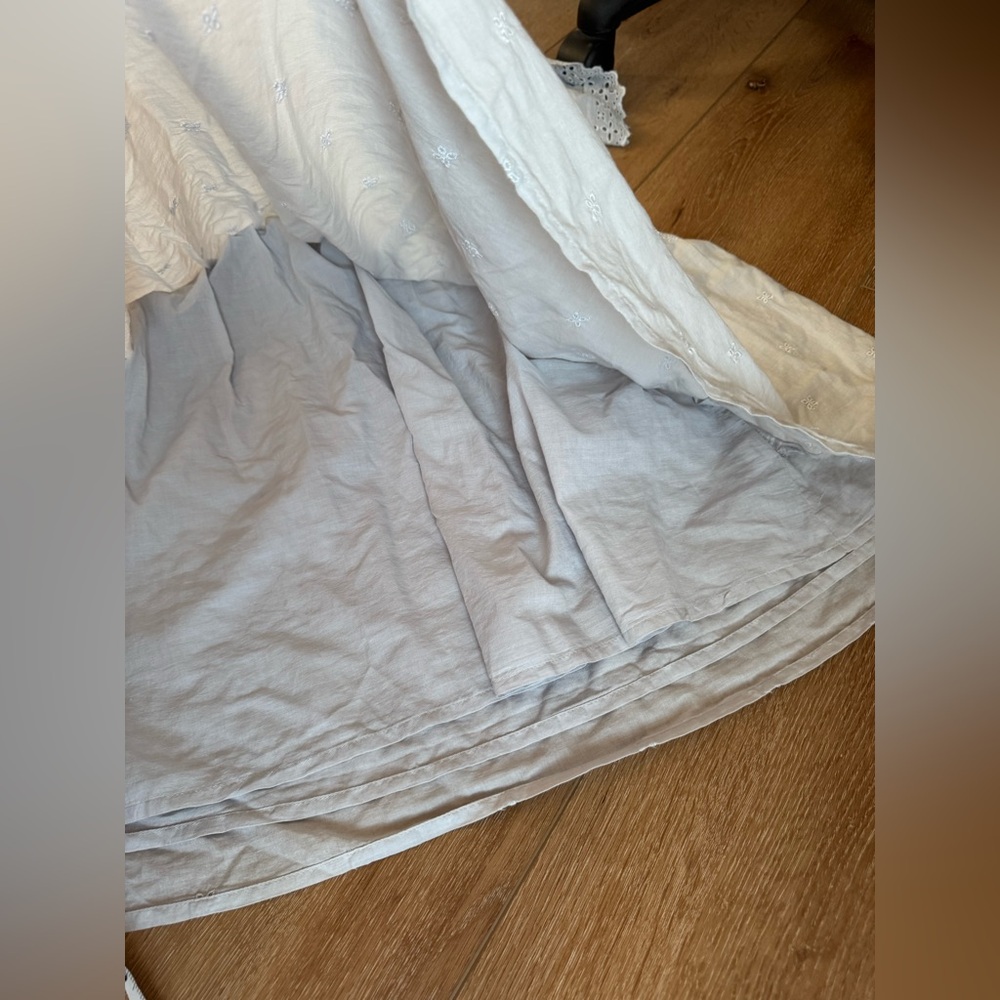 Universal Thread blue colored eyelet cotton dress size XL NEW WITH TAGS - Picture 8 of 9